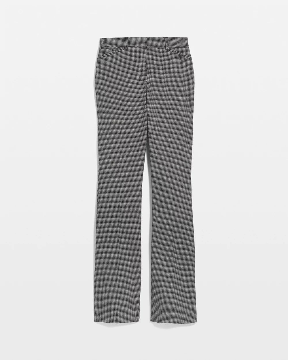 WHBM® Ines Slim Bootcut Checkered Pant | White House Black